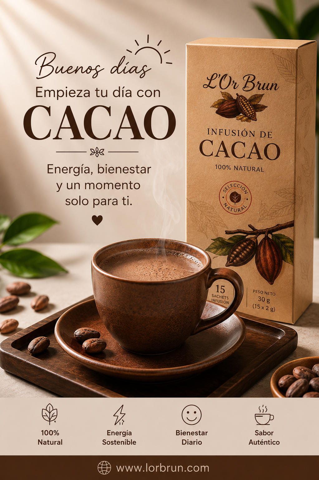 Coffret decouverte cacao L'Or Brun - SCMC