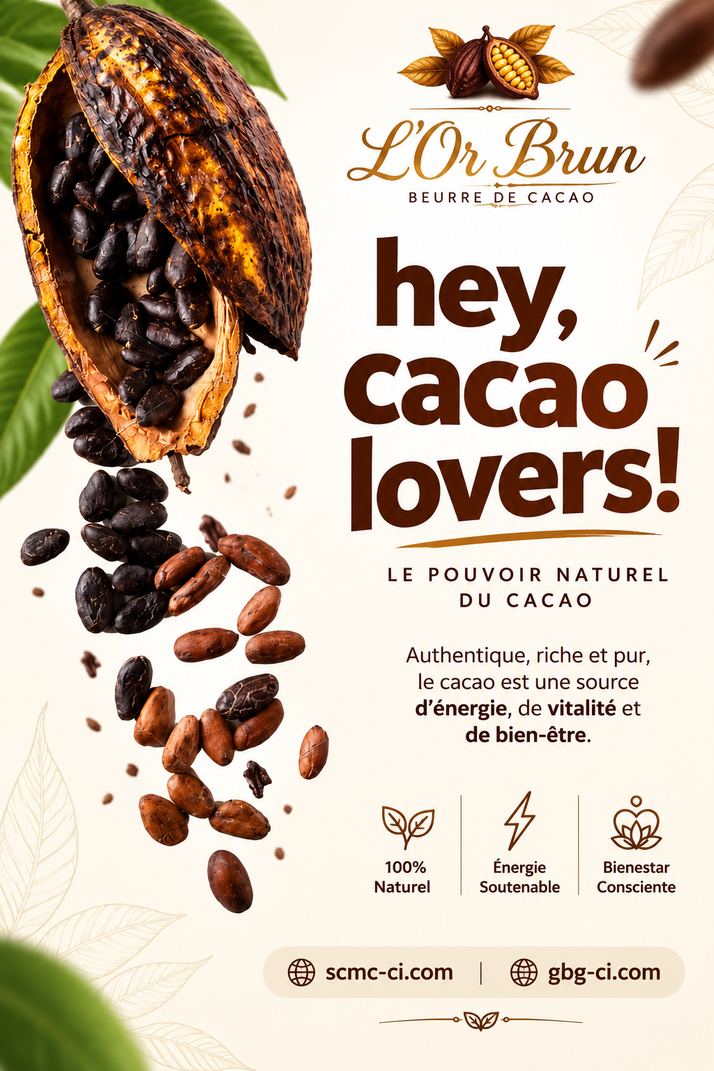 Produits cacao L'Or Brun - SCMC
